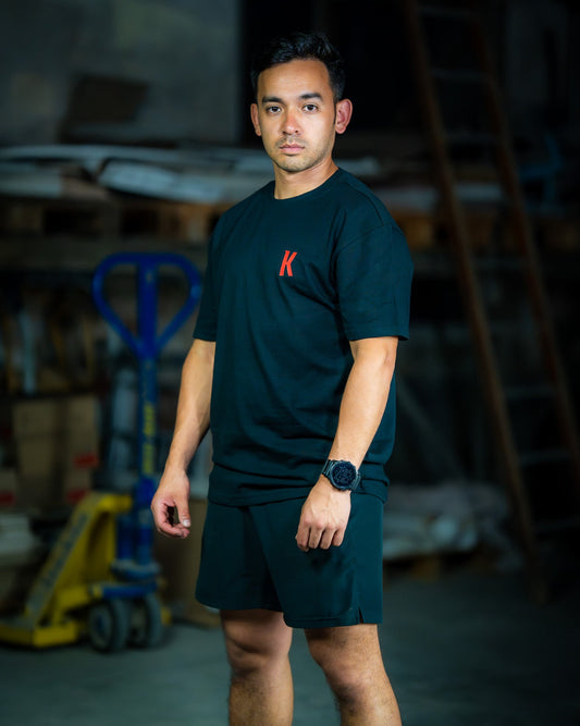T-shirt Unisexe Oversize “RESILIENCE” – Noir